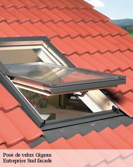 Pose de velux  gigean-34770 Entreprise Sud facade