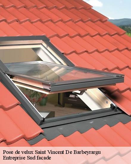 Pose de velux  saint-vincent-de-barbeyrargu-34730 Entreprise Sud facade